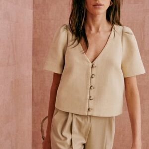 Sézane Nevi Blouse - size 38 / M / 6